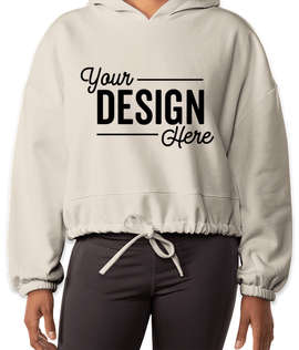 TriDri Women's Maria Cropped Oversized Pullover Hoodie