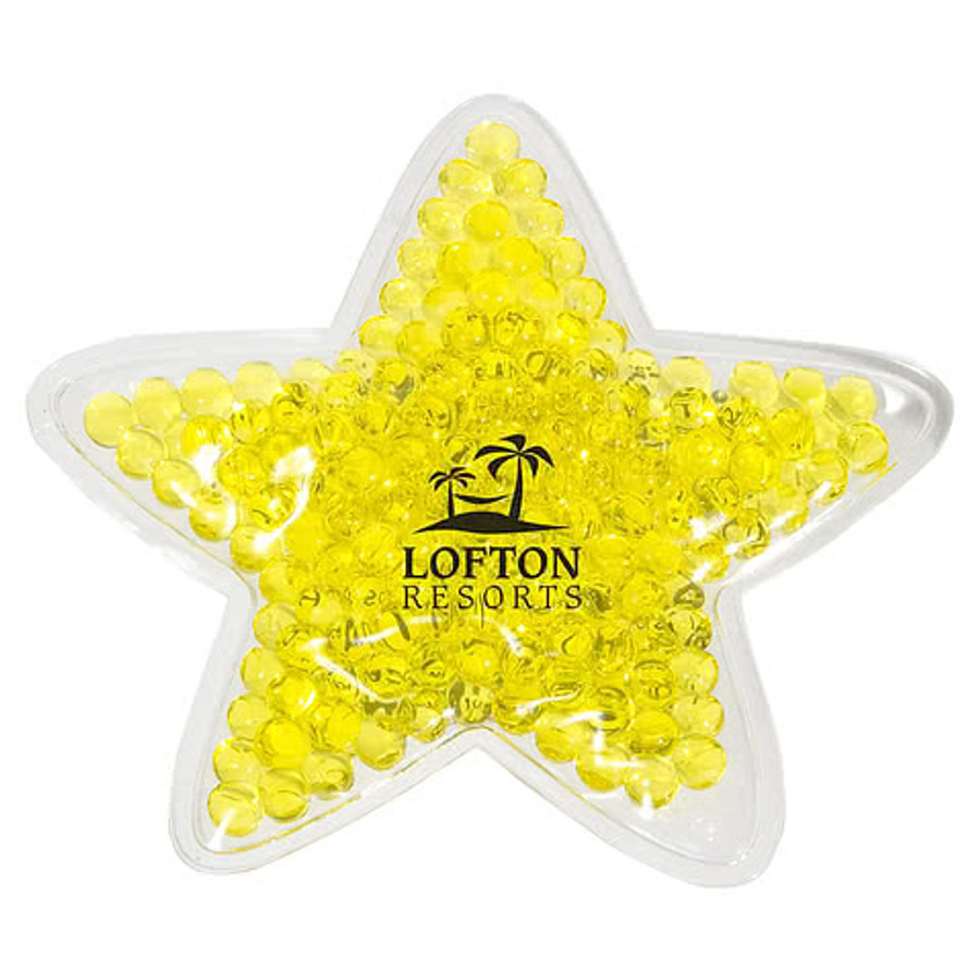 Star Aqua Pearls Hot/Cold Pack in Yellow
