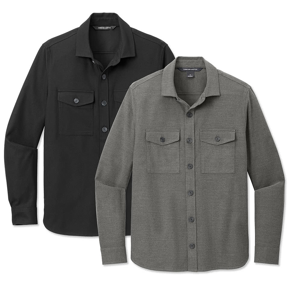 Mercer+Mettle Twill Long Sleeve Shirt Jacket