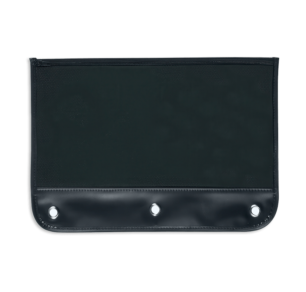 Zippered 3-Ring Pencil Case-default