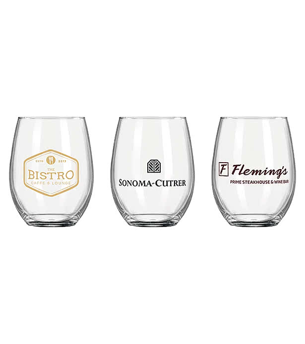 9 oz. Wine O'Clock ARC Stemless Wine Glass