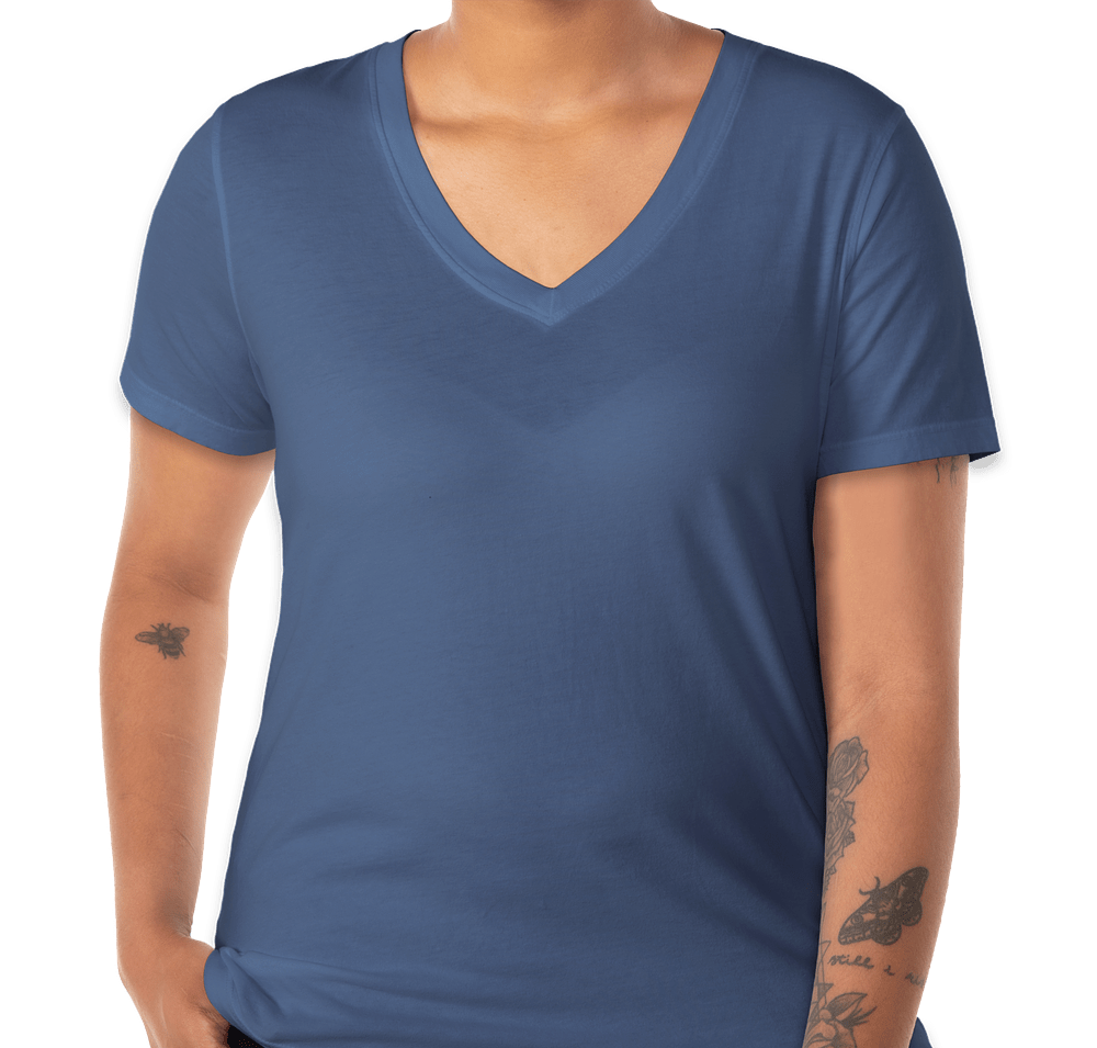 American Giant Women's USA-Made Classic 100% Cotton V-Neck T-shirt-default
