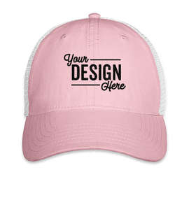 Otto Cap Comfy Fit Unstructured Trucker Hat - Color: Pink / Pink / White