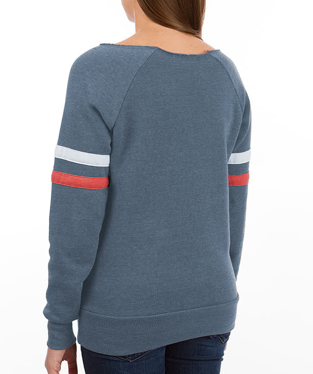 Alternative Apparel Women's Tri-Blend Wideneck Sweatshirt