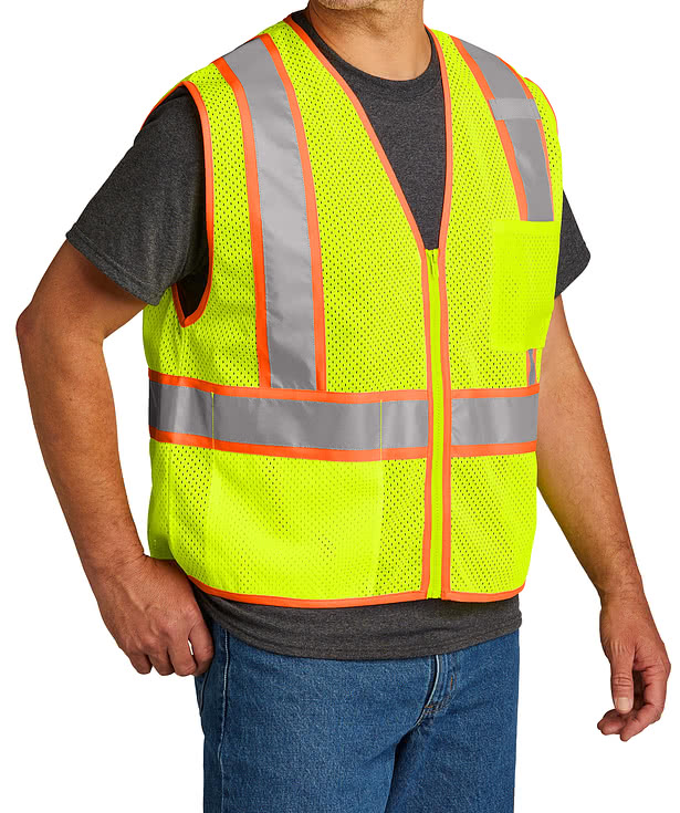 CornerStone Class 2 Two-Tone Mesh Safety Vest
