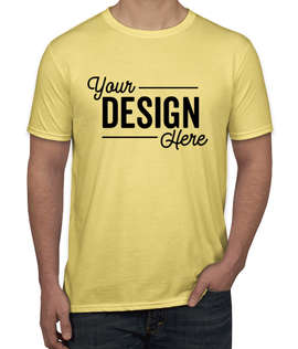 Canada - Gildan Softstyle Jersey T-shirt - Color: Cornsilk