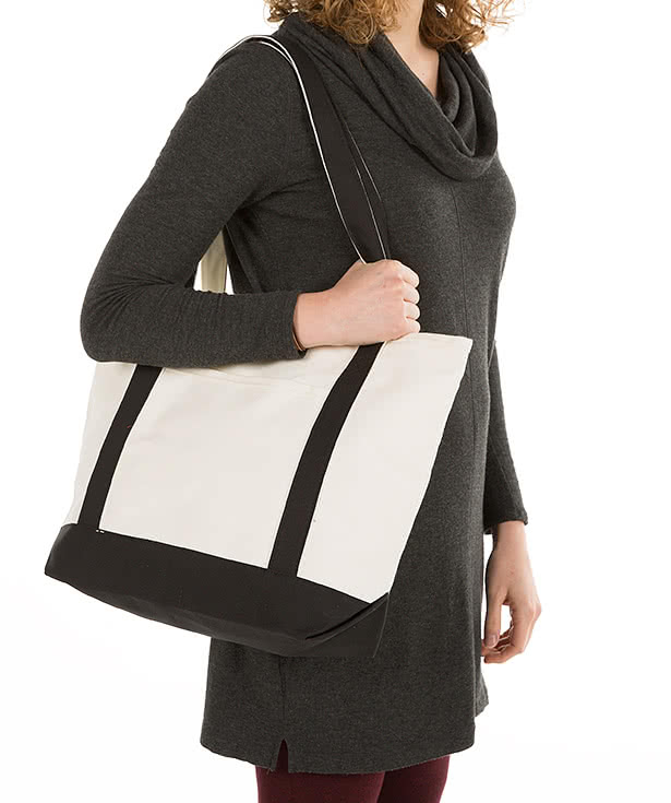 Medium 100% Cotton Tote Bag