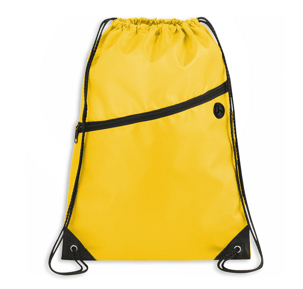 Robin Zipper Drawstring Bag-default