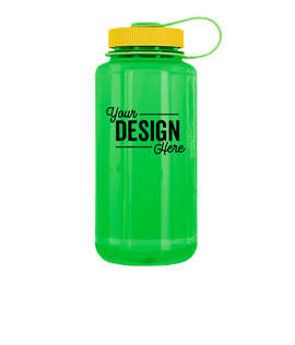 32 oz. Nalgene Tritan Wide Mouth Water Bottle - Color: Melon Ball / Sunflower / Kiwi