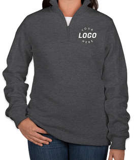 Sport-Tek Premium Women's Quarter Zip Sweatshirt - Screen Printed
