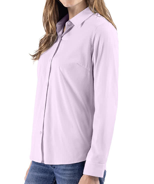 Cutter & Buck Women's Skyline Recycled End-on-End Dress Shirt