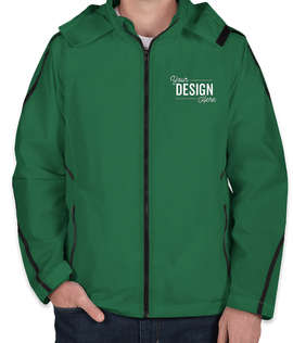 Team 365 Mesh Lined Hooded Jacket - Color: Sport Forest