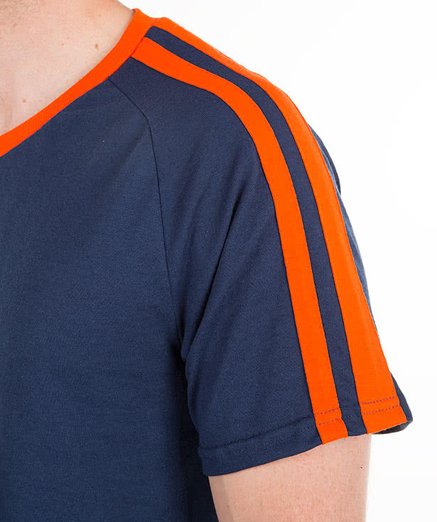 Augusta Shoulder Stripe Jersey T-shirt