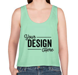 Canada - Bella + Canvas Women's Flowy Crop Tank - Color: Mint