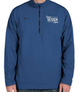 Nike Half Zip Windbreaker - Color: Gym Blue / Black