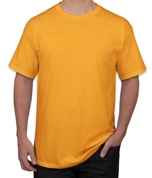 Port & Company Tall Core Cotton T-shirt in Gold