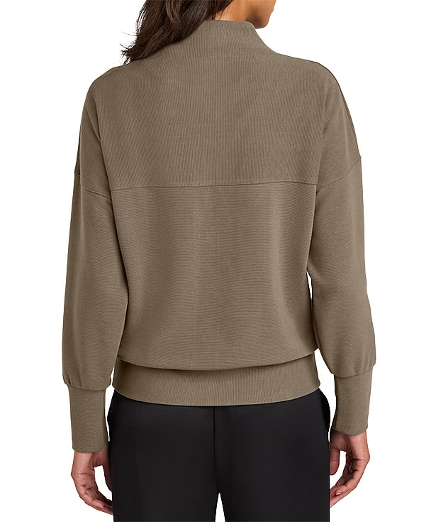 Mercer+Mettle Women's Linear Texture Quarter Zip Sweatshirt
