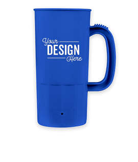 22 oz. Plastic Beverage Mug - Color: Blue