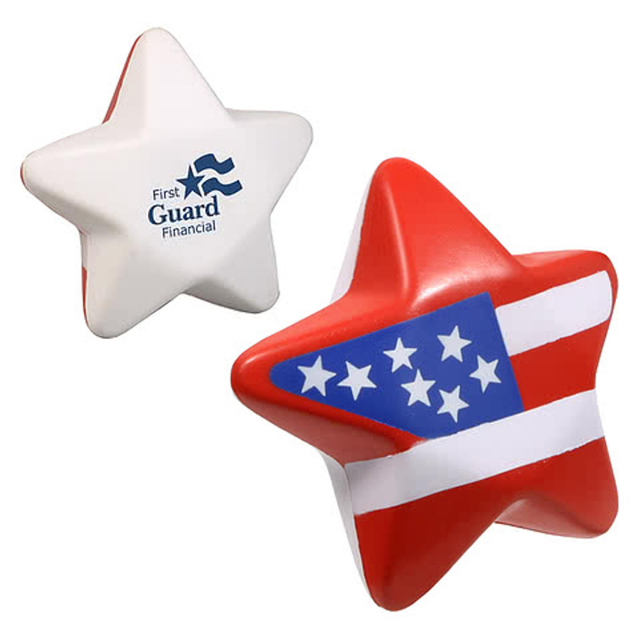 American Flag Star Stress Reliever