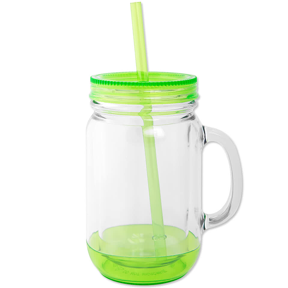 20 oz. Mason Jar-Style Acrylic Mug