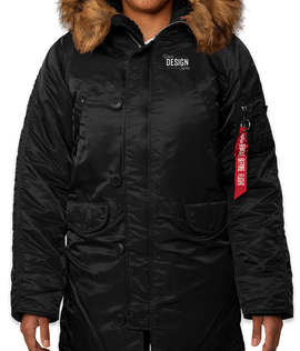 Alpha Industries Women's N-3B Parka - Color: Black