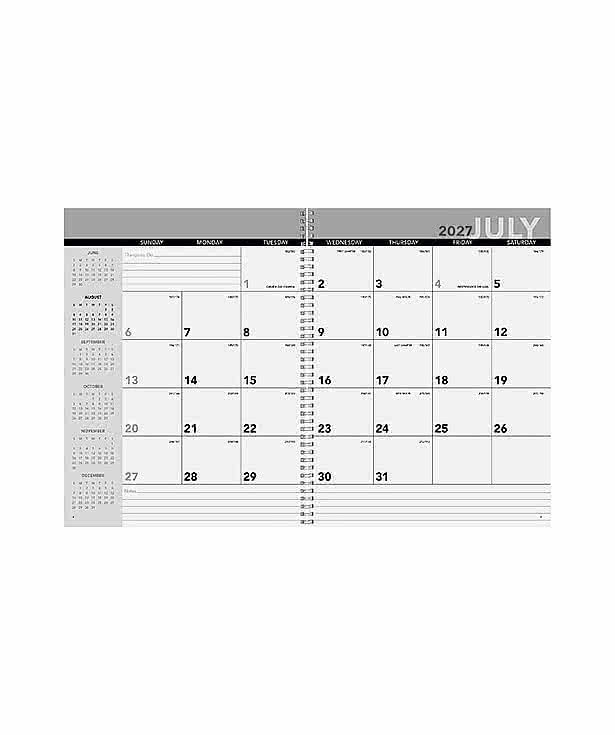 Full Color Academic Year Desk Planner