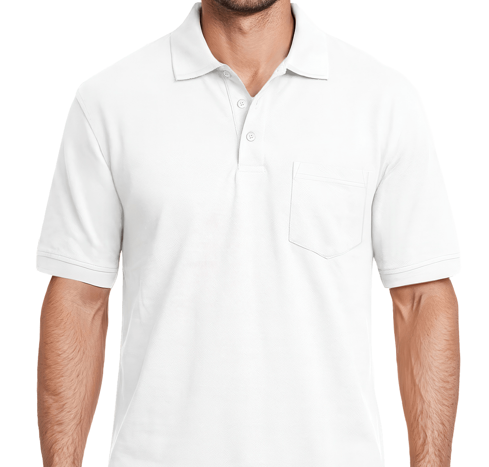 Blue Generation Soft Touch Easy Care Pocket Polo-default