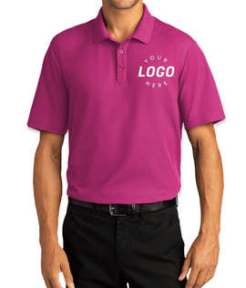 Port Authority SuperPro React Polo - Embroidered - Color: Wild Berry