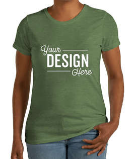District Women's Tri-Blend T-shirt - Color: Military Green Frost