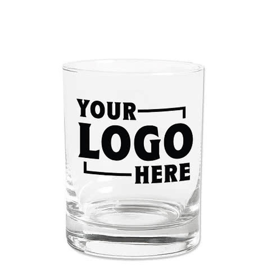 Full Color 14 oz. Double Old Fashioned Glass in Clear