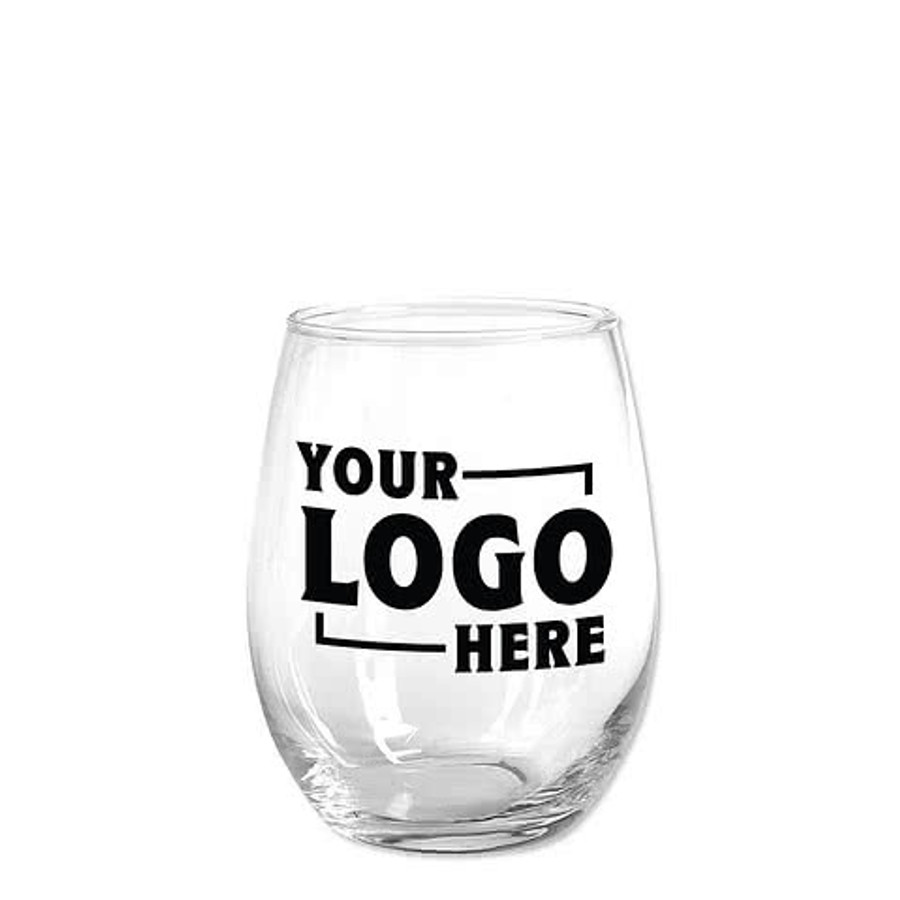 15 oz. Stemless Wine Glass in Clear