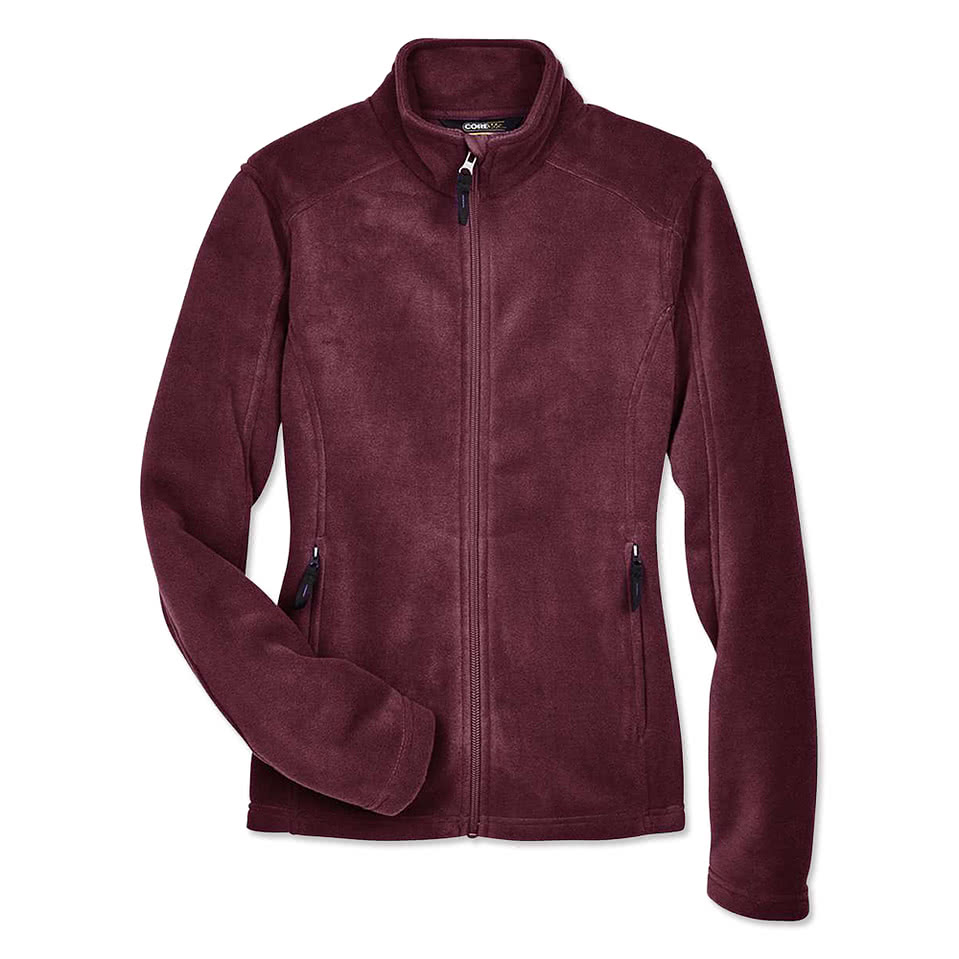 Core 365 Women's Journey Full-Zip Fleece Jacket - Embroidered