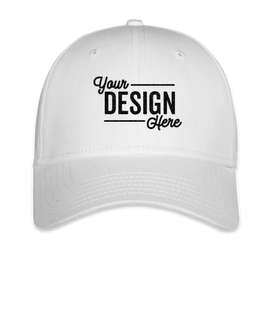 Otto Cap Comfy Fit Cotton Twill Baseball Hat - Color: White