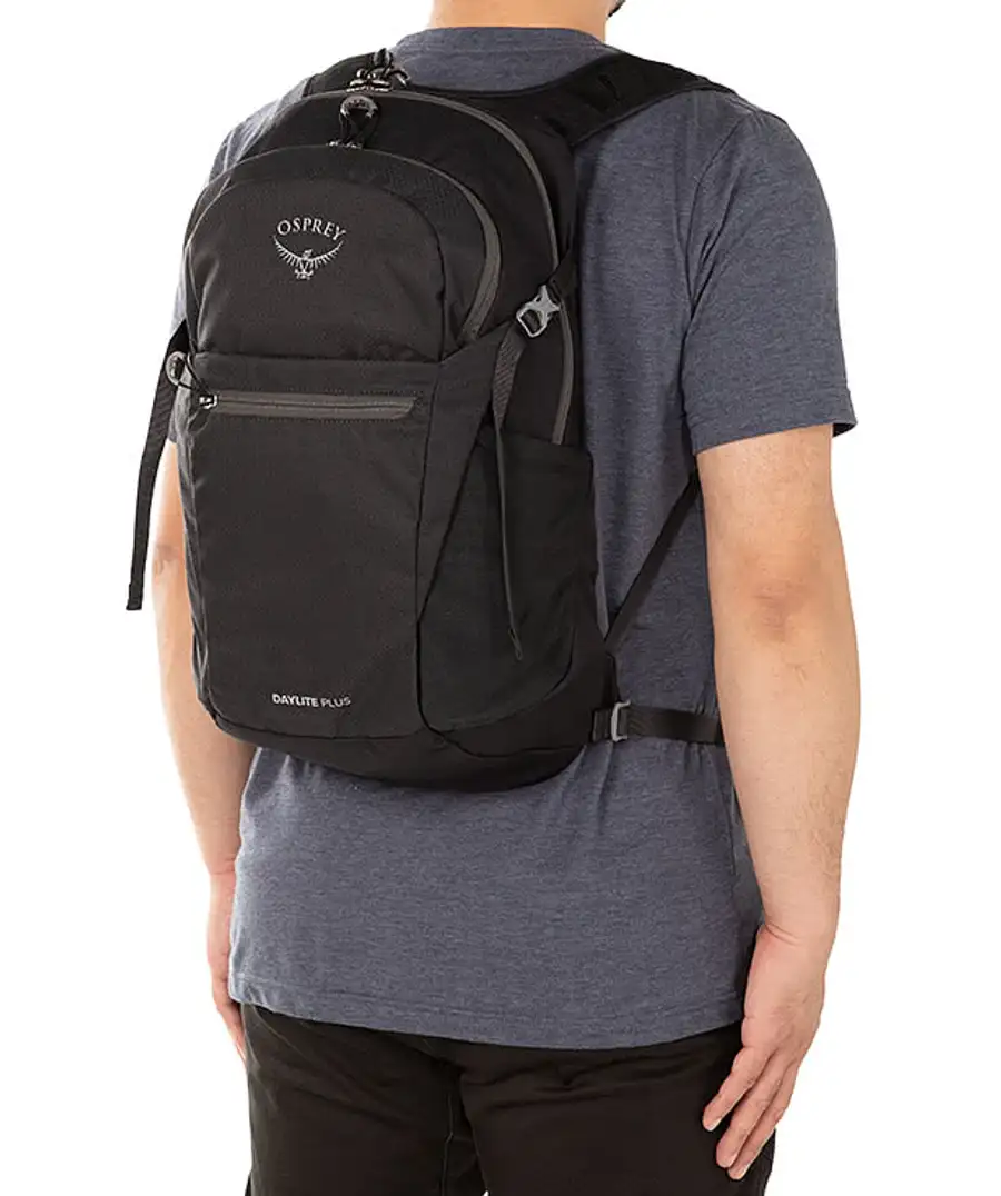 osprey daylite pack black Foam framesheet with center stiffener Osprey Daylite 13" Computer Backpack