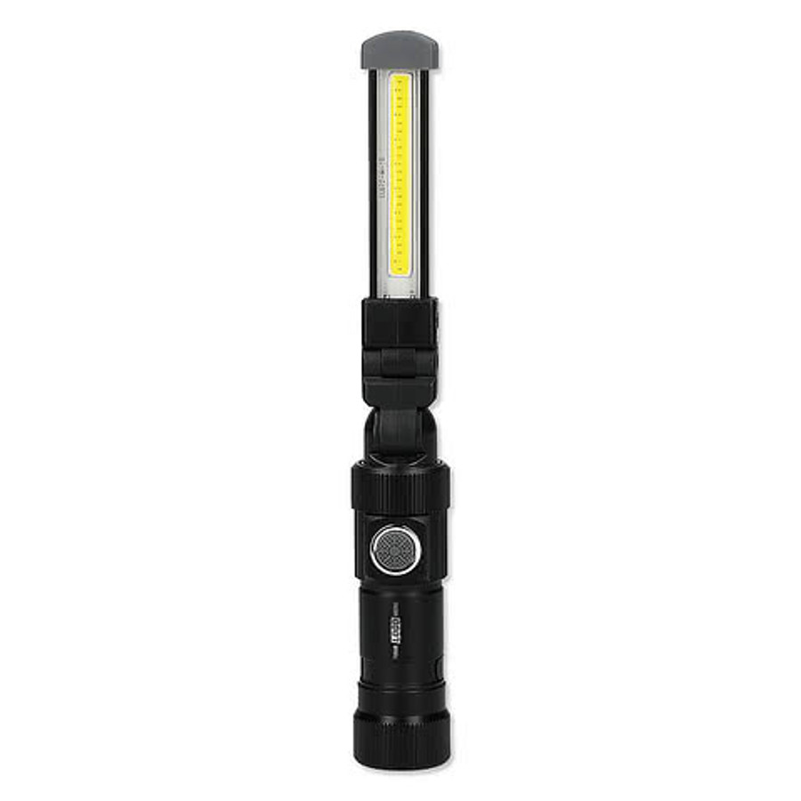 Laser Engraved Mini Eco Work Flashlight in Black