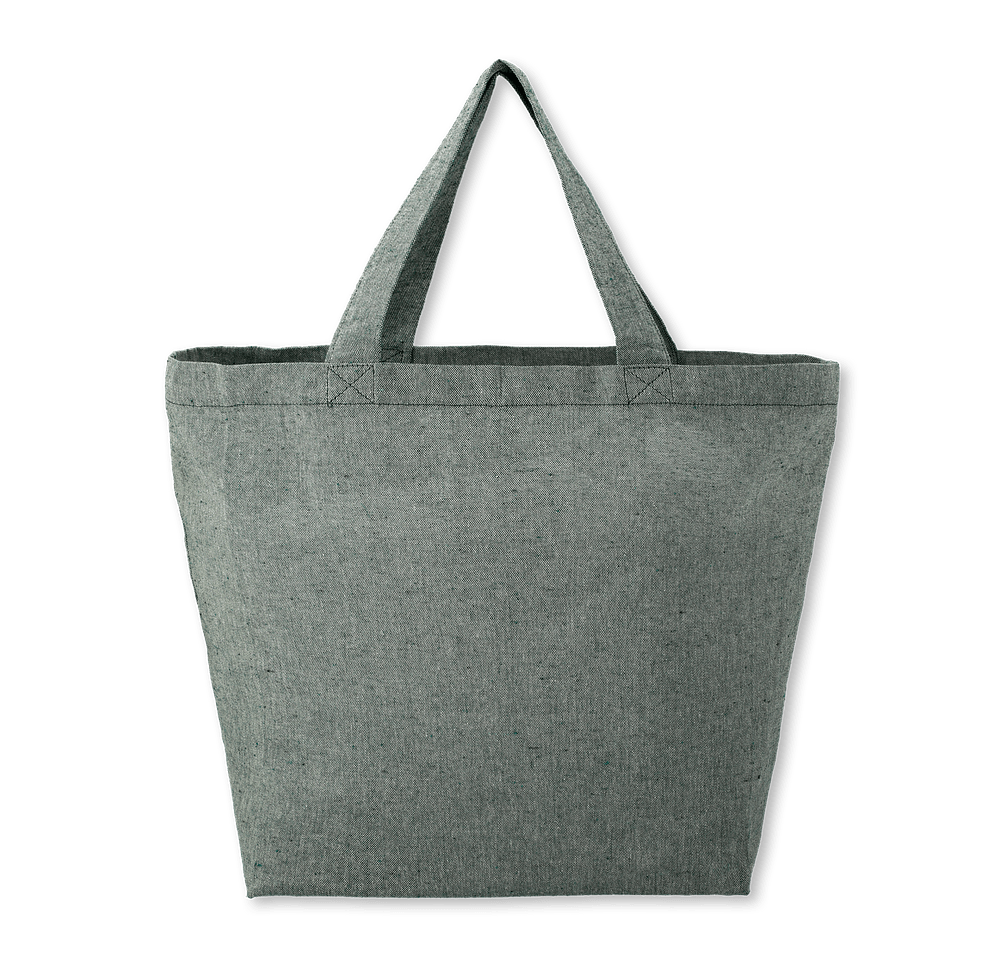 Recycled 5 oz. Cotton Twill Grocery Tote Bag-default