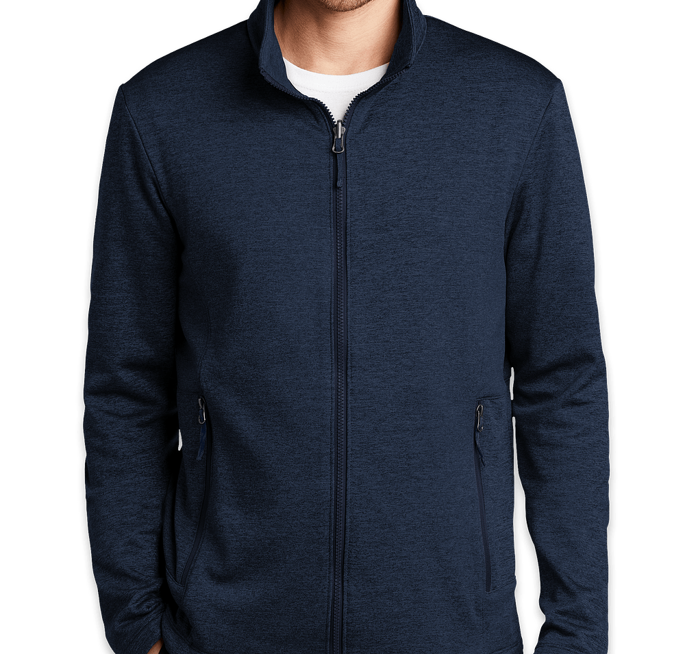 Port Authority Collective Striated Tech Fleece Jacket - Embroidered-default