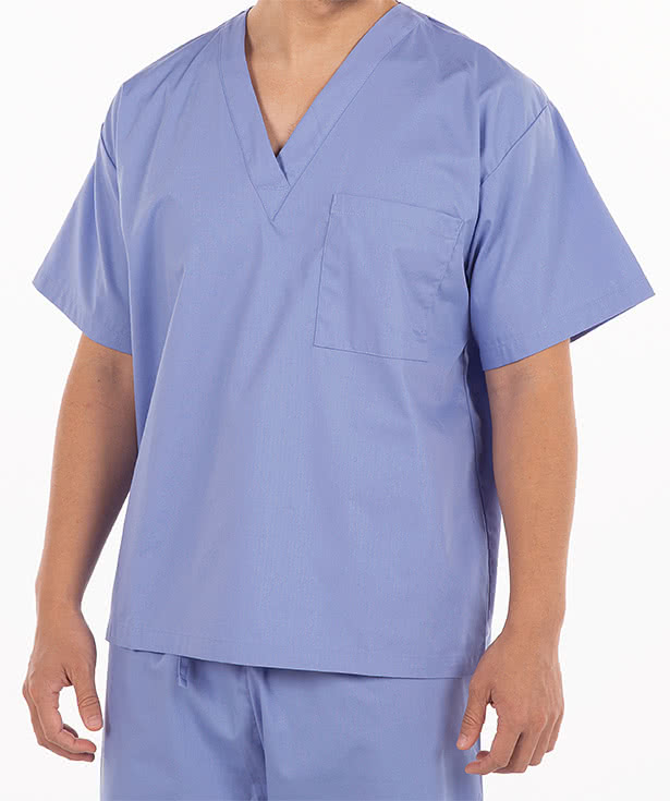 Harriton V-Neck Scrub Top - Printed