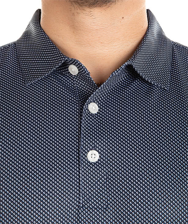 Cutter & Buck Pike Eco Symmetry Print UPF 50 Performance Polo