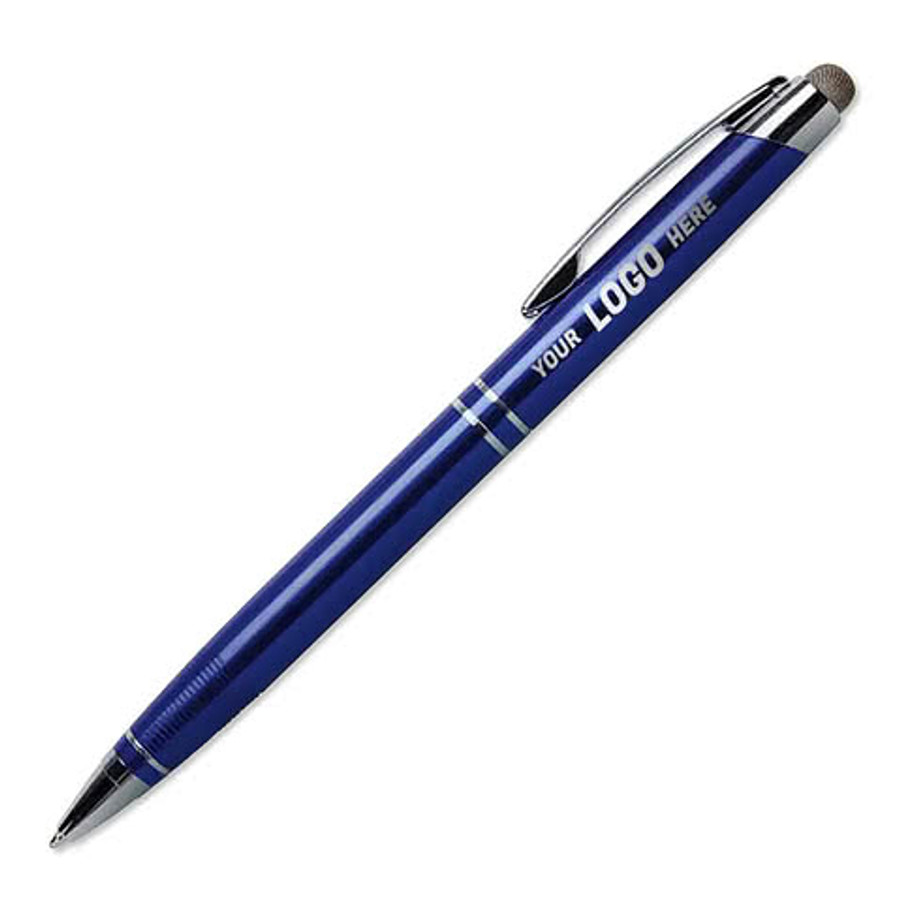Laser Engraved Smoothscript Stylus Pen (black ink) in Gunmetal