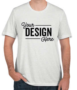 Canada - Bella + Canvas Tri-Blend T-shirt - Color: White Fleck Tri-Blend
