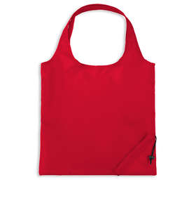 Bungalow Foldaway Shopper Tote Bag - Color: Red