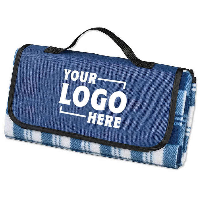 Fold Up Fleece Picnic Blanket