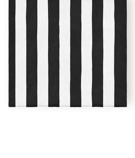 Port Authority Midweight Screenprinted Cabana Stripe Beach Towel - Color: Black
