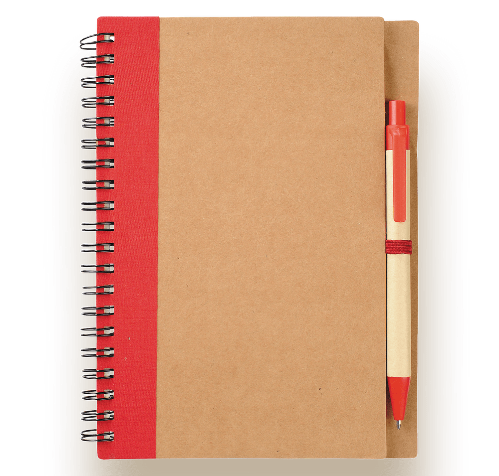 Eco Spiral Notebook with Pen-default