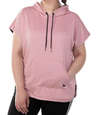 New Era Women's Performance Terry Short Sleeve Hoodie 