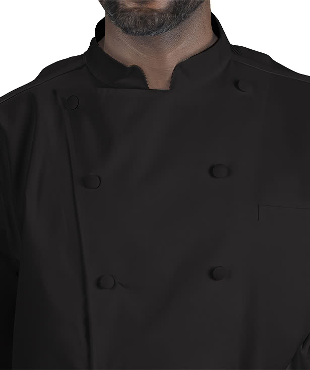 Edwards 12 Button Mesh Back Short Sleeve Chef Coat