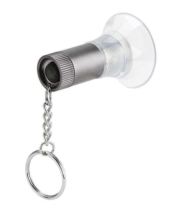 Spider LED Aluminum & Silicone Flashlight Keychain