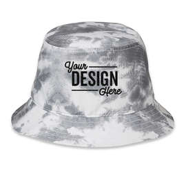 J. America Gilligan Booney Hat - Color: Grey Tie Dye