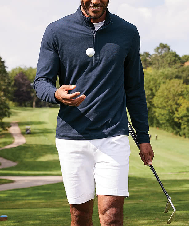 Port Authority Fairway Stretch Quarter Zip Sweatshirt